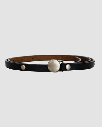 Belle & Bloom Rock With Me Studded Belt In Black