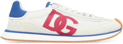 Dolce & Gabbana Cushion Low-top Sneakers Featuring Contrasting Elements In White