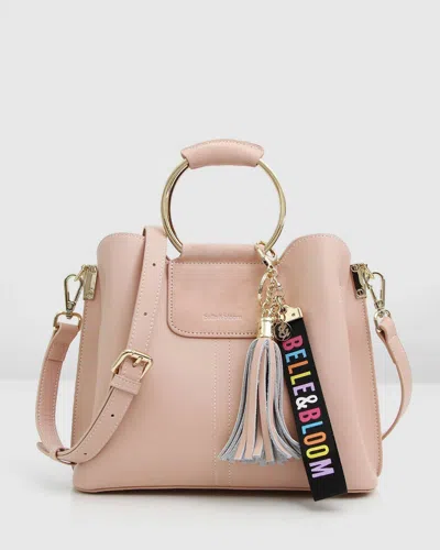Belle & Bloom Twilight Leather Cross-body Bag In Pink