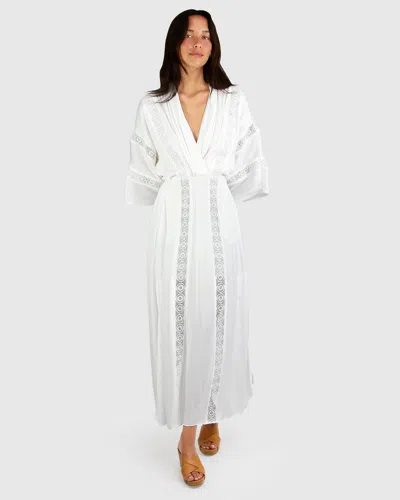 Belle & Bloom Hideaway Maxi Dress In White