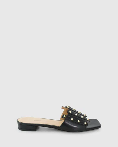 Belle & Bloom Until We Meet Stud Slide In Black
