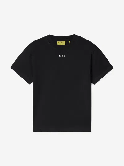 Off-white Logoed T-shirt In Black