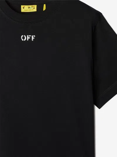 Off-white Logoed T-shirt In Black