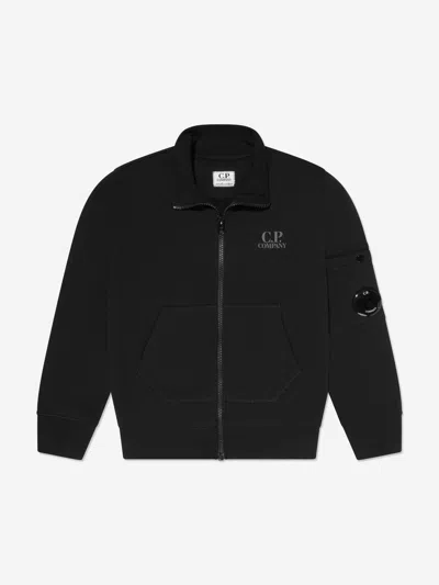 C.p. Company Boys Logo Tracksuit In Black