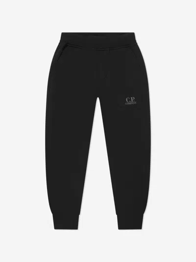 C.p. Company Boys Logo Tracksuit In Black