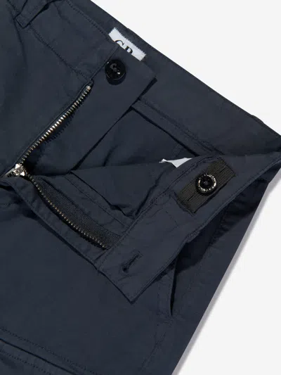 C.p. Company Boys Lens Cargo Trousers In Blue