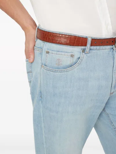 Brunello Cucinelli Traditional Fit Denim Jeans