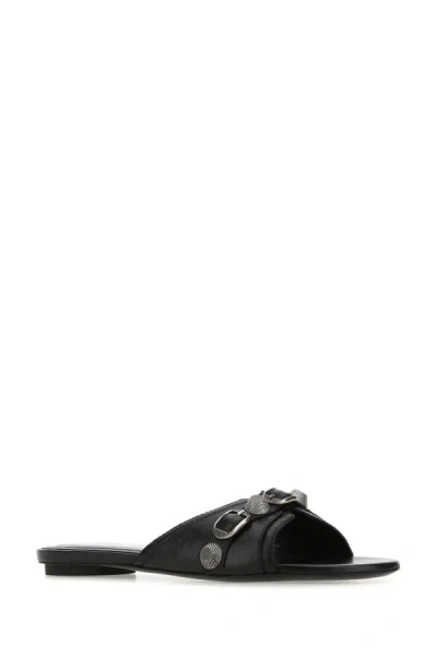 Balenciaga Open-toe Sandals With Decorative Buckle Detail