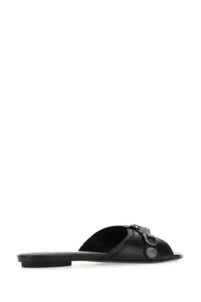 Balenciaga Open-toe Sandals With Decorative Buckle Detail