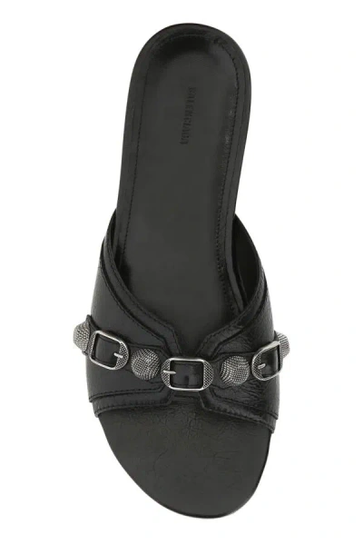 Balenciaga Open-toe Sandals With Decorative Buckle Detail