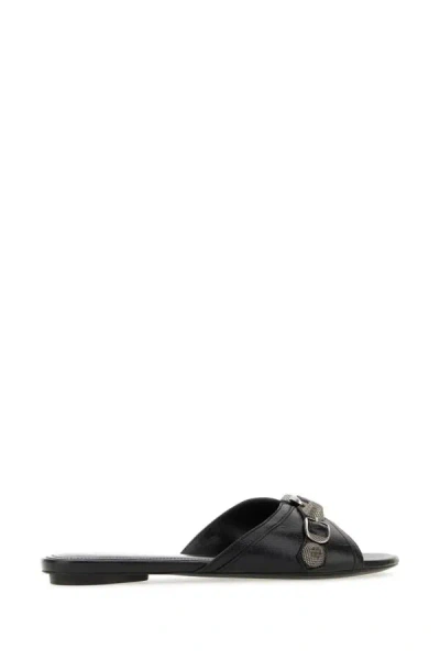 Balenciaga Open-toe Sandals With Decorative Buckle Detail