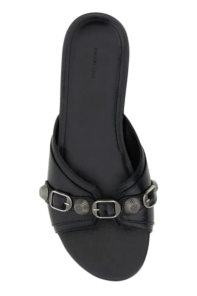Balenciaga Open-toe Sandals With Decorative Buckle Detail