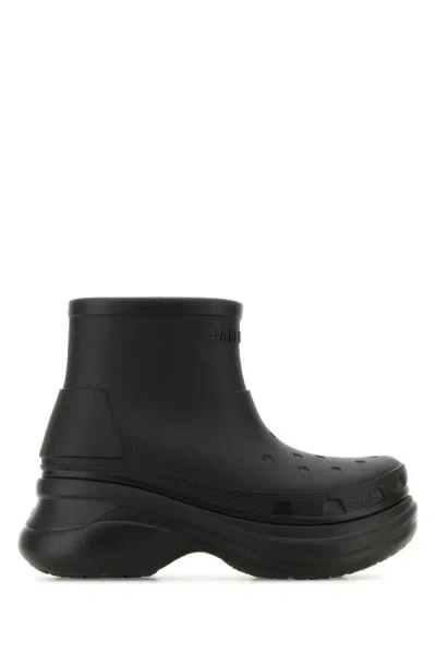 Balenciaga + Crocs Eva Rubber Platform Ankle Boots