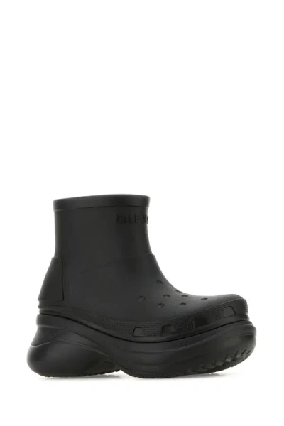 Balenciaga + Crocs Eva Rubber Platform Ankle Boots