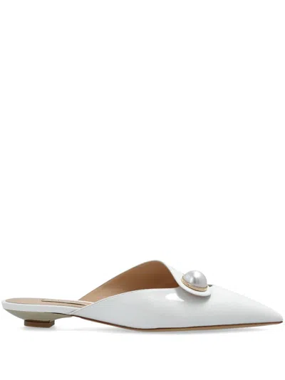 Casadei Blade Pointed Toe Mules
