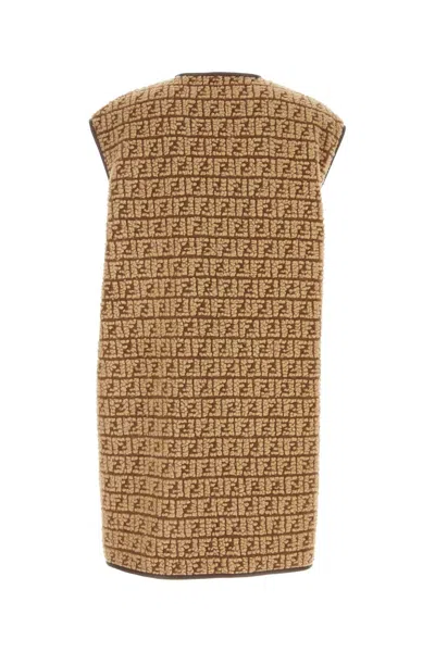 Fendi Ff Wool-blend Teddy Vest