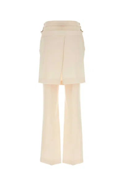 Fendi Grain De Poudre Pleated Panel Pants