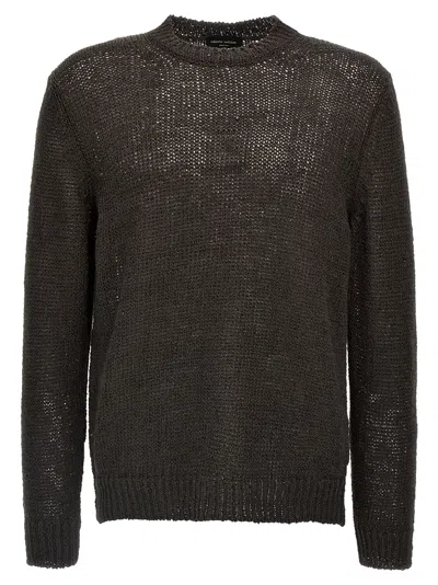 Roberto Collina Mesh Sweater Sweaters And Cardigans Brown