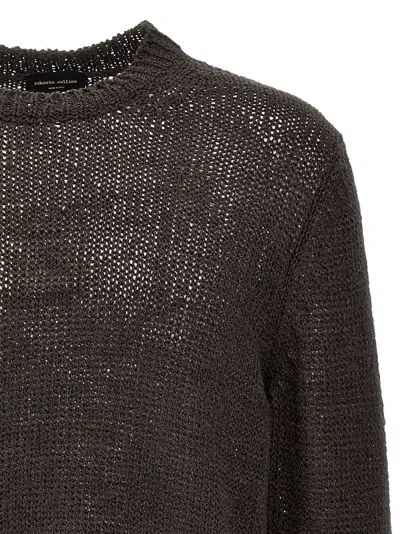 Roberto Collina Mesh Sweater Sweaters And Cardigans Brown