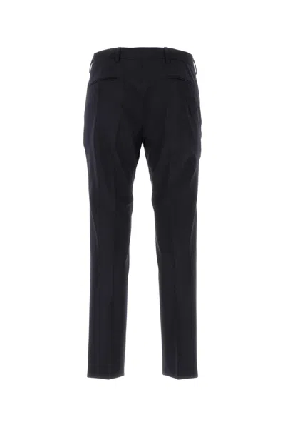 Prada Wool Stretch Pant With Pockets And Loops