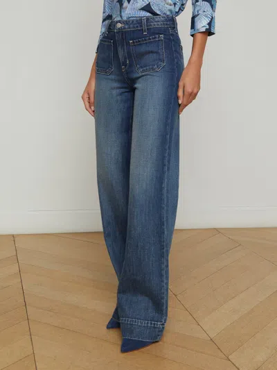 L Agence Nolan Patch Pocket Jeans In Dayton In Dayton