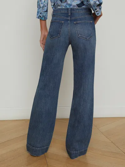 L Agence Nolan Patch Pocket Jeans In Dayton In Dayton