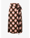 MARNI Check Print Wrap Skirt