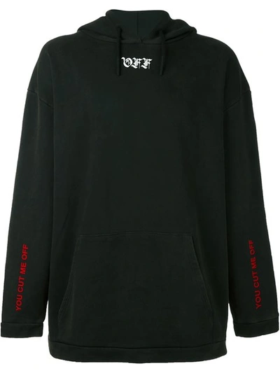 Off-white 'cut Off' Hoodie