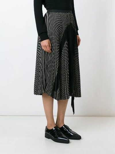 Shop Antonio Marras Pleated Skirt - Black