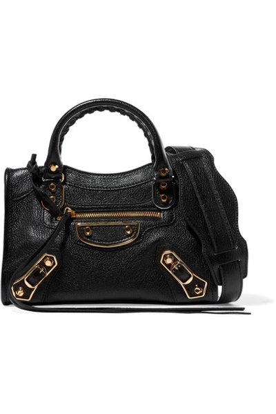 Balenciaga City Mini Textured-leather Shoulder Bag