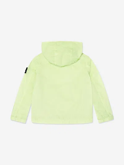 Stone Island Compass-motif Jacket In Green