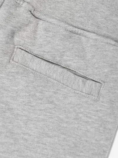 Stone Island Junior Boys Logo Joggers In Grey
