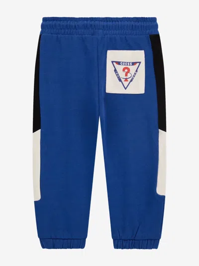 Guess Boys Active Track Pants In Blue