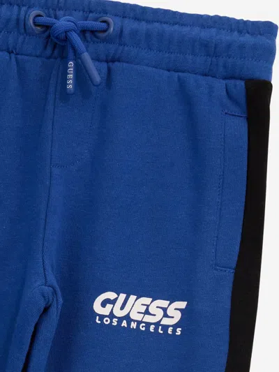 Guess Boys Active Track Pants In Blue