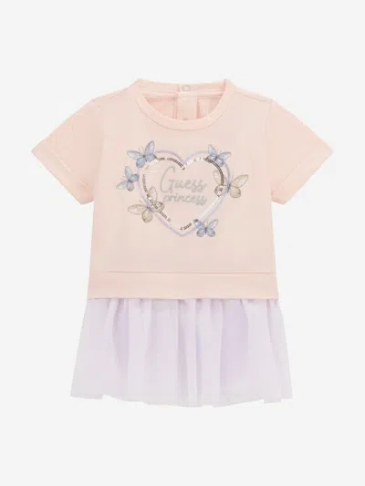 Guess Baby Girls Legging Set In Pink