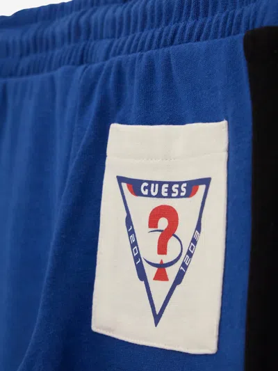Guess Boys Active Track Pants In Blue