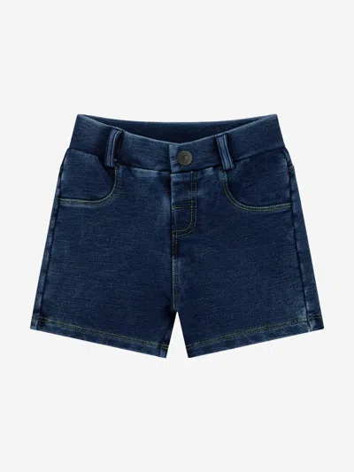 Guess Baby Boys Denim Short Set In White