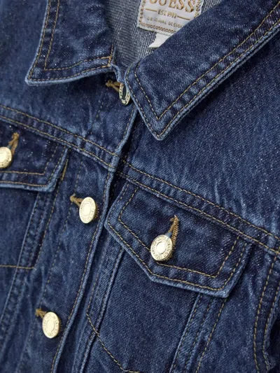 Guess Denim Jacket In Blue