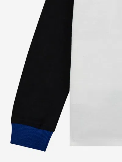 Guess Colourblock Polo Shirt In Blue