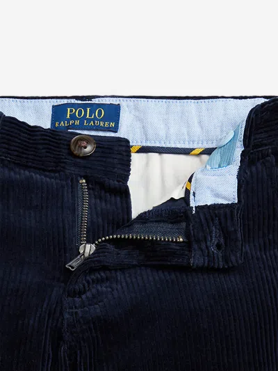 Polo Ralph Lauren Ralph Lauren Boys Corduroy Bedford Trousers In Blue