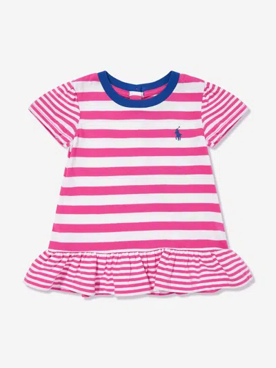 Polo Ralph Lauren Ralph Lauren Baby Girls T-shirt And Leggings Set In Blue