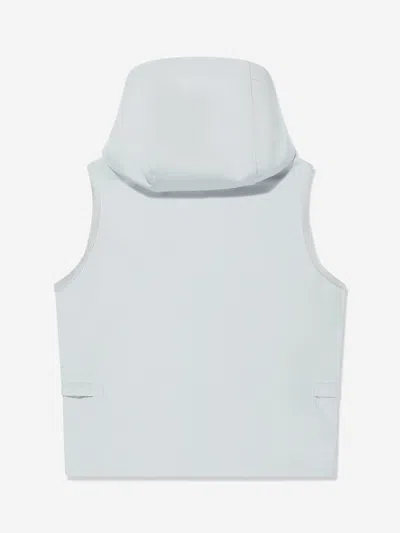 C.p. Company Boys Hooded Gilet In Grey