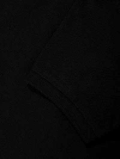 C.p. Company Boys Logo Polo Shirt In Black