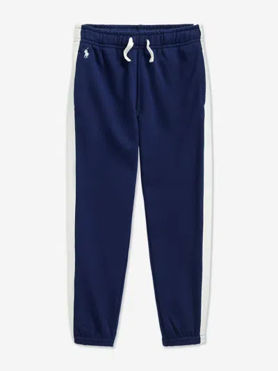 Polo Ralph Lauren Ralph Lauren Girls Side Stripe Joggers In Blue