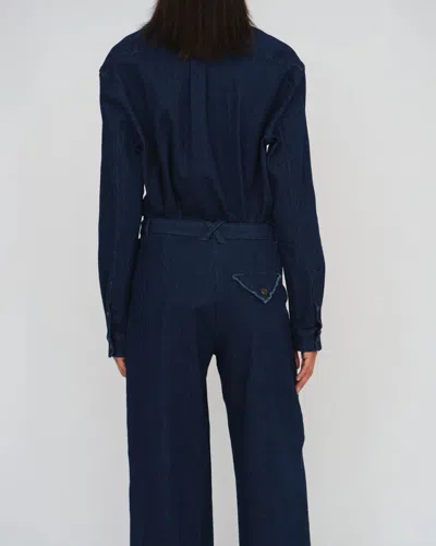 The Garment Merci Shirt In Dark Denim Wash