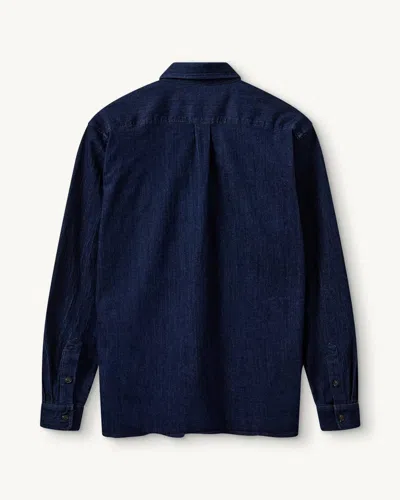 The Garment Merci Shirt In Dark Denim Wash