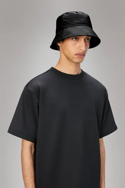 Rains Bucket Hat Ripstop In Black