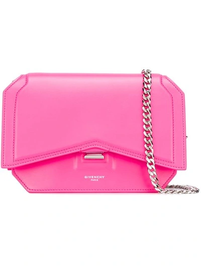 Givenchy Mini Bow-cut Cross Body Bag In Shocking Pink