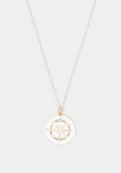 Bebe Diamond Dial Watch Necklace And Earring Set In White