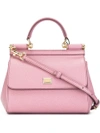 Gucci Small 'sicily' Tote In Pink